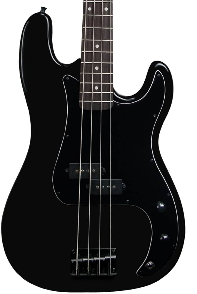 EP Bst TA.effects　MATT BLACK Sawtooth EP Series Electric Bass Guitar with Gig Bag